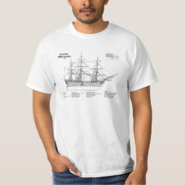 HMS-Sieg - Pläne für ein Konzept für Schiffe SD T-Shirt