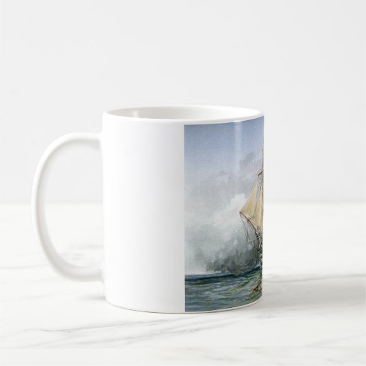 HMS-Sieg-Tasse Kaffeetasse (Links)