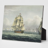 HMS Siegessegeln für die französische Linie flanki Fotoplatte (Seite)