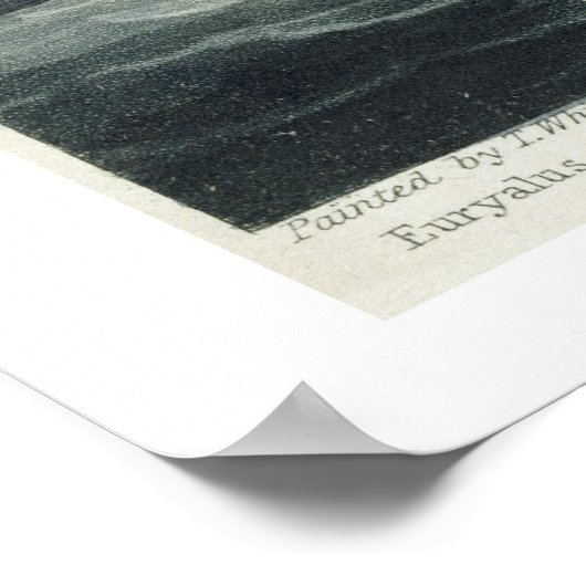 HMS Siegessegeln für die französische Linie flanki Poster (Ecke)