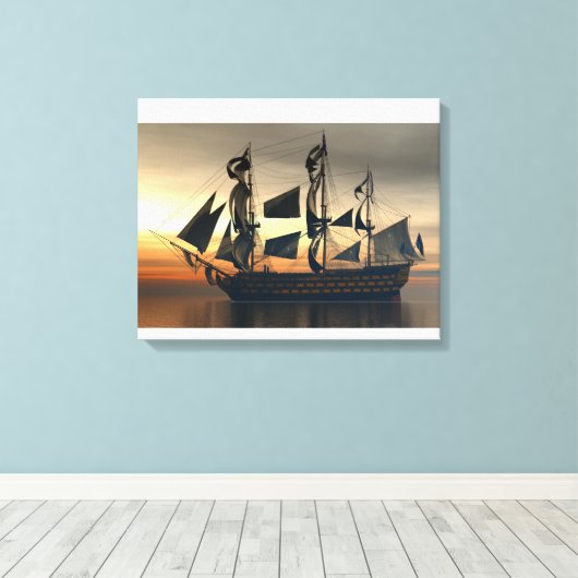 HMS SIKTORY LEINWANDDRUCK (Insitu (Holzboden))