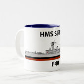 HMS Sirius, Seacat Zweifarbige Tasse (Vorderseite Links)