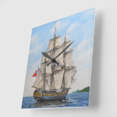 HMS Surprise Acrylic Wall Clock Quadratische Wanduhr (Winkel)