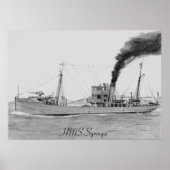 HMS Syringa-Plakat Poster (Vorne)