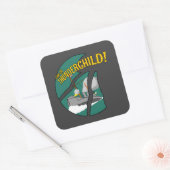 HMS Thunderchild und der Kampf mit den Martianern Quadratischer Aufkleber (Umschlag)