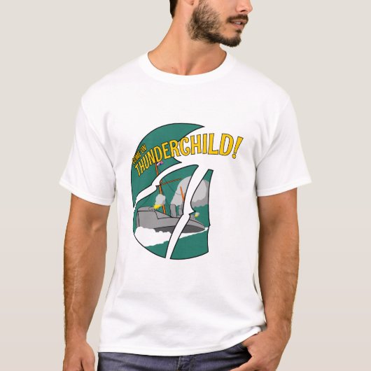 HMS Thunderchild und der Kampf mit den Martianern T-Shirt (Vorderseite)