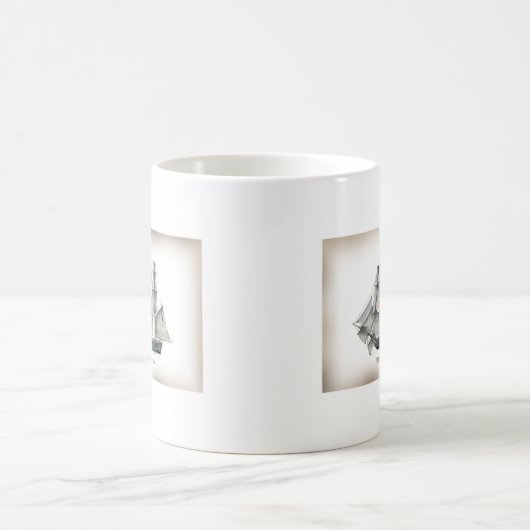 HMS-Überraschung 1796 gealtert Kaffeetasse (Mittel)