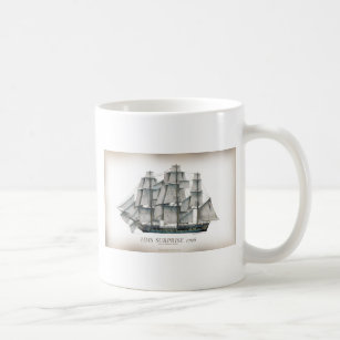 HMS-Überraschung 1796 gealtert Kaffeetasse