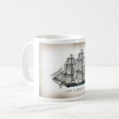 HMS-Überraschung 1796 gealtert Kaffeetasse (Vorderseite Links)