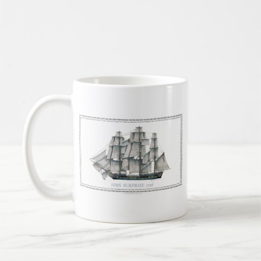HMS-Überraschung 1796 Kaffeetasse (Links)