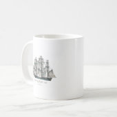 HMS-Überraschungskunst 1796 Kaffeetasse (Vorderseite Links)