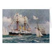 HMS Unflexible Eisenbahn-Schlachtung 1876 (Vorderseite (Horizontal))