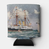 HMS Unflexible Eisenbahn-Schlachtung 1876 Dosenkühler (Rückseite)