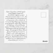 HMS Unflexible Eisenbahn-Schlachtung 1876 Postkarte (Rückseite)