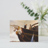 HMS Unicorn Postkarte (Stehend Vorderseite)