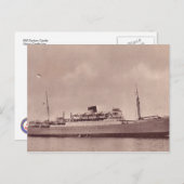 HMS Unicorn Postkarte (Vorne/Hinten)