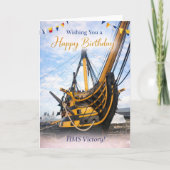 HMS Victory Birthday Card Karte (Vorderseite)