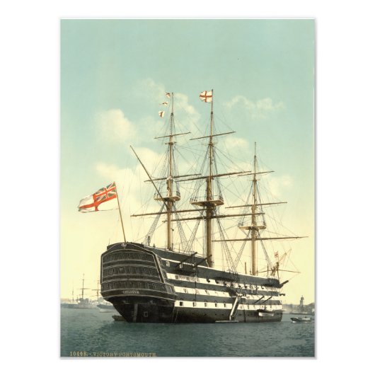 HMS Victory Fotodruck (Vorne)