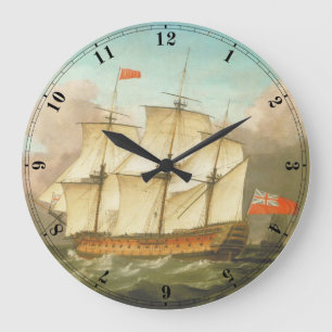 HMS Victory Große Wanduhr
