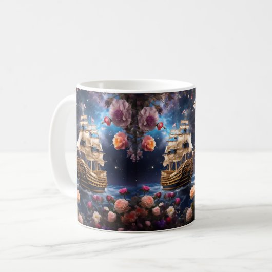 HMS Victory Lord Nelsons Ship Kaffeetasse (Vorderseite Links)