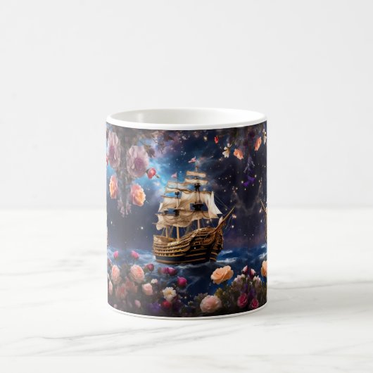 HMS Victory Lord Nelsons Ship Kaffeetasse (Mittel)