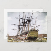 HMS Victory Postkarte (Vorne/Hinten)