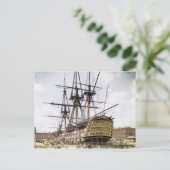 HMS Victory Postkarte (Stehend Vorderseite)