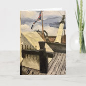 HMS Victory Ship Blank Greeting Card Karte (Vorderseite)
