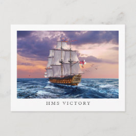 HMS - Vorzeigeanstrich für den Sieg Postkarte