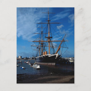 HMS Warrior", Portsmouth, England Postkarte