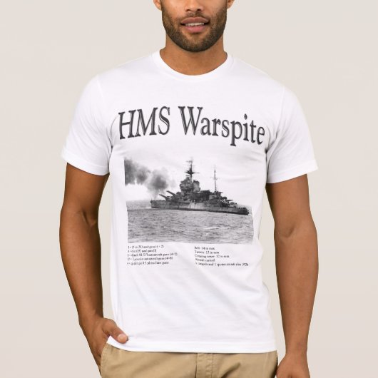 HMS Warspite T-Shirt (Vorderseite)