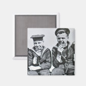 HMS Wartrotz Sailers Hot Cross Buns im Zweiten Wel Magnet (Vorderseite/Rückseite)