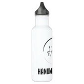 HmS Water Battle - White Edelstahlflasche (Links)