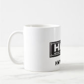 HMVF Tassen-Weiß-Logo Kaffeetasse (Links)