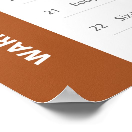 HN Workout Poster - Groß (Ecke)