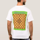 Hnefatafl Spiel-Shirtgrün T-Shirt (Rückseite)