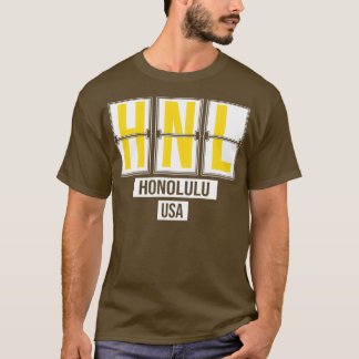 HNL Honolulu Hawaii Airport Code Souvenir oder Ges T-Shirt