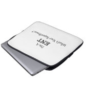 HNO LAPTOPSCHUTZHÜLLE (Vorne Knopf)