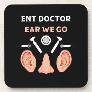 HNO-Otolaryngologie-Otorhinolaryngologe    Getränkeuntersetzer