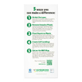 HNP "Biodiversität hängt von uns allen ab" Werbekarte (Hinten)