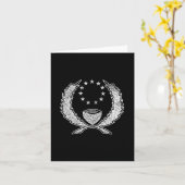 Hnpei Flag Microonesia Hnpean Banner  Karte (Gelbe Blume)