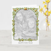 HNY7 KARTE (Gelbe Blume)