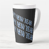 HNY Blue Diamond Latte Tasse (Rechte Ecke)