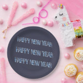 HNY-Blue Diamond Pappteller (Party)
