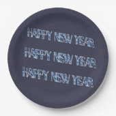 HNY-Blue Diamond Pappteller (Vorderseite)