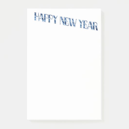 HNY Blue Diamond Post-It Notes Post-it Klebezettel (Vorderseite)