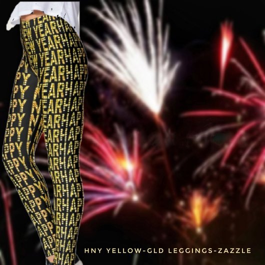 HNY Yellow Gld Leggings