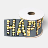 HNY-Yellow-Gld Ripsband (Spule)