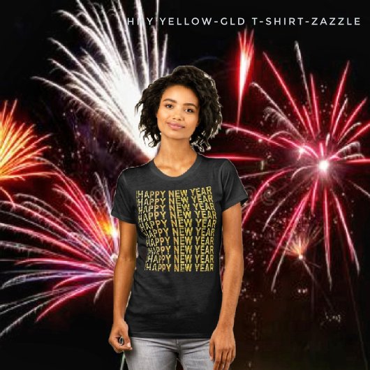 HNY-Yellow-Gld T-Shirt