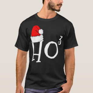 Ho3 Kubed Christmas HoHoHo Math Lehrer Funny Gesch T-Shirt